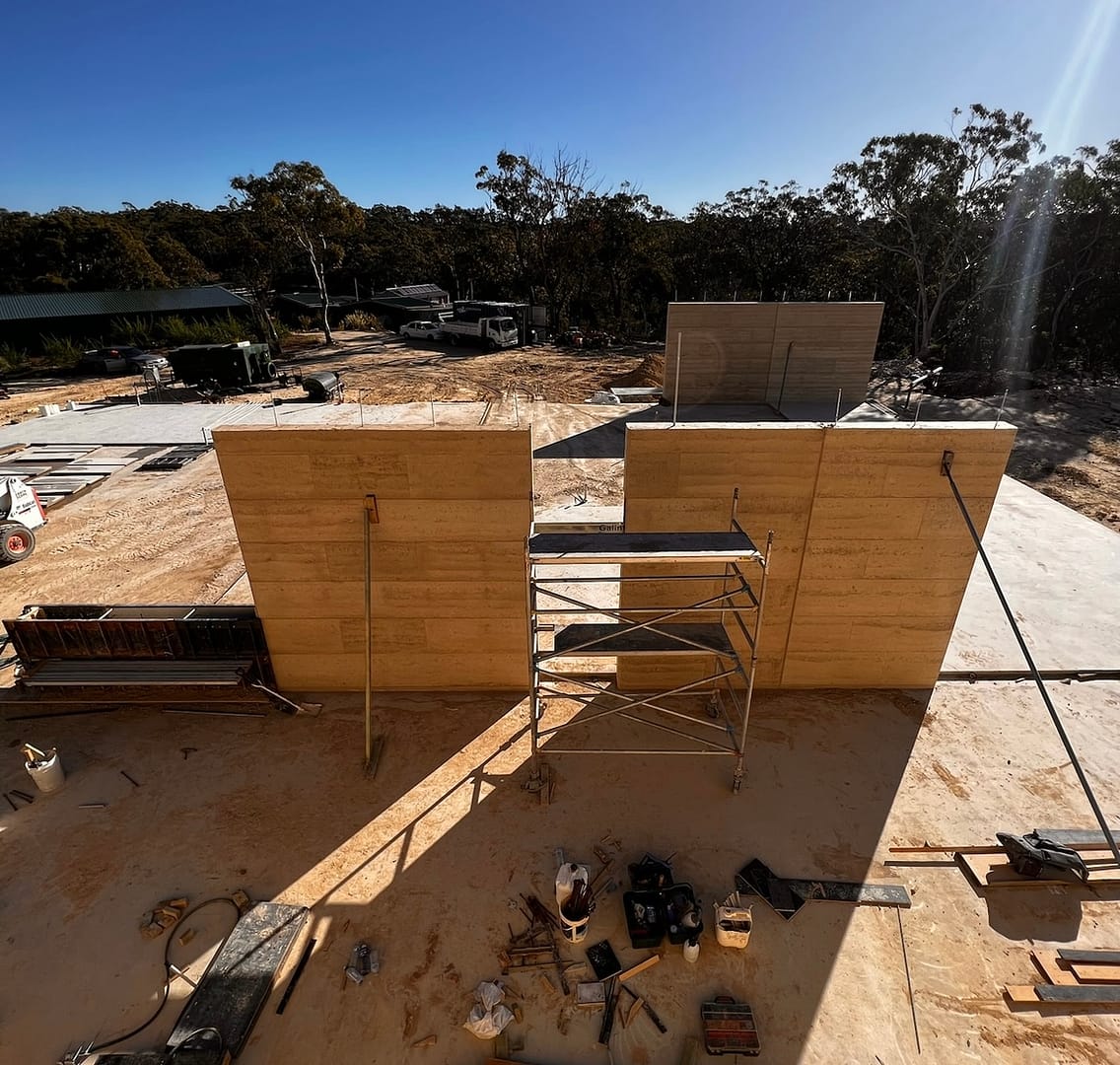 rammed earth construction